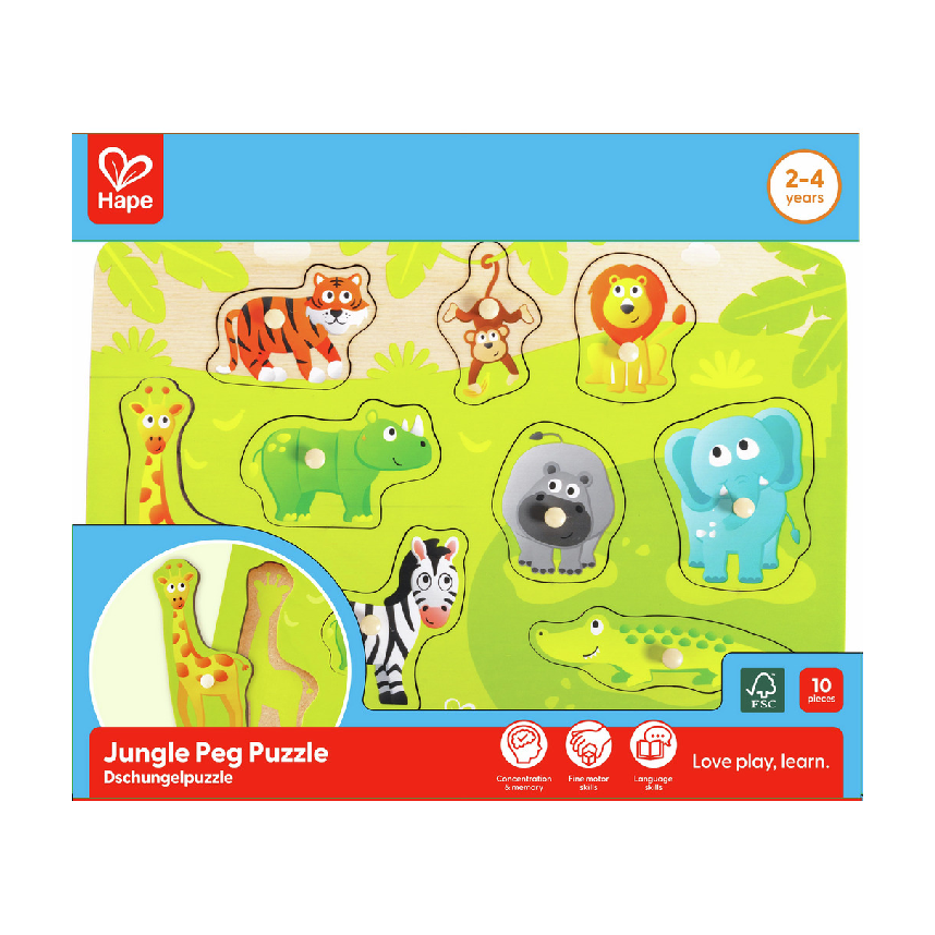 Hape Jungle Peg Puzzle