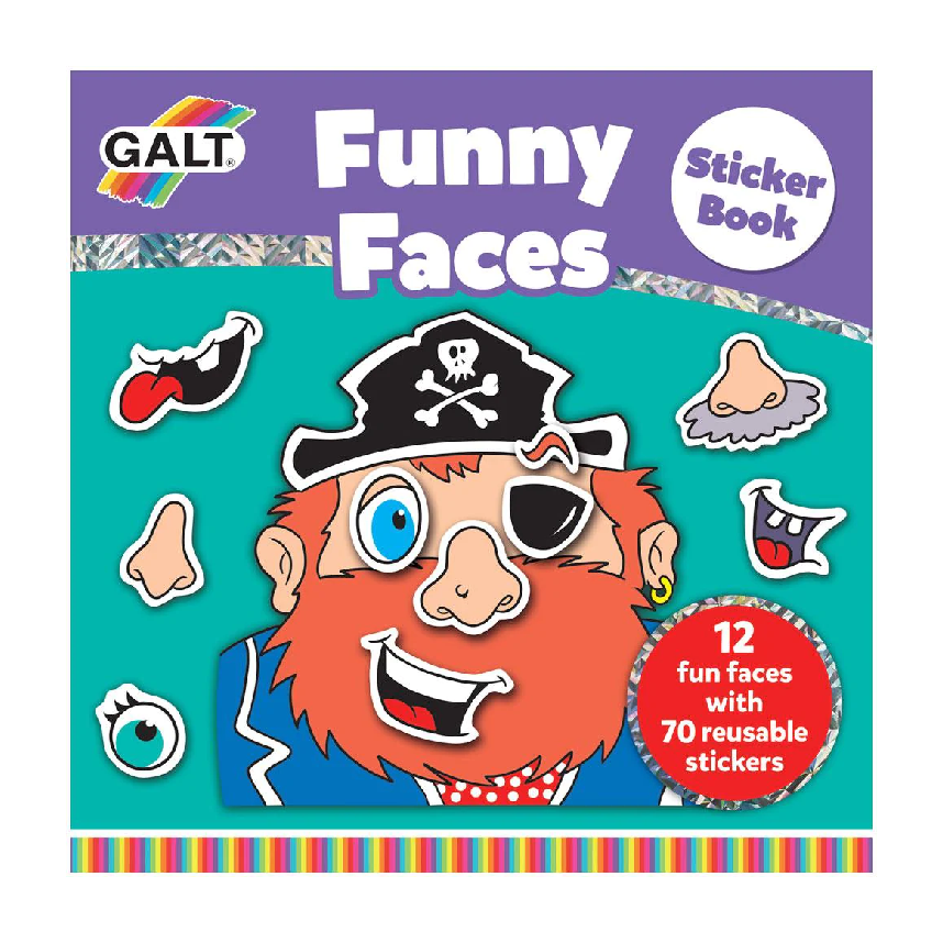 Galt Funny Faces Sticker Book