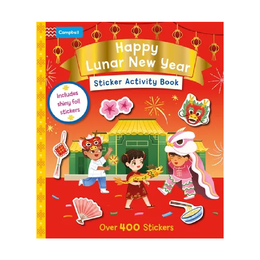 Happy Lunar New Year Sticker Activity Book