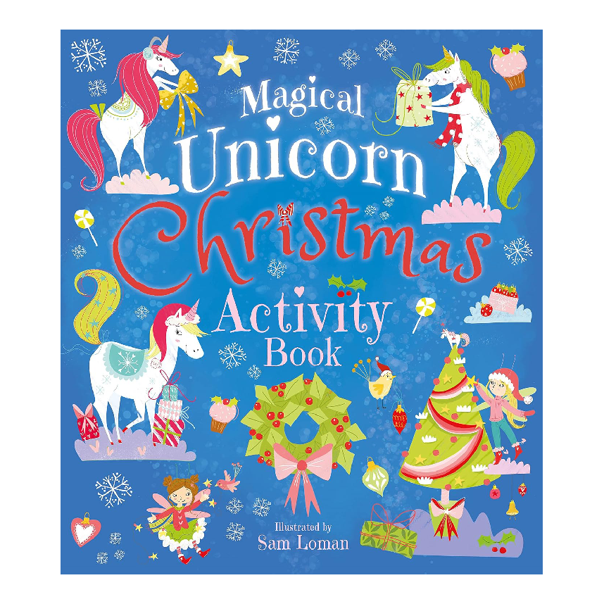 Magical Unicorn Christmas Activity Book