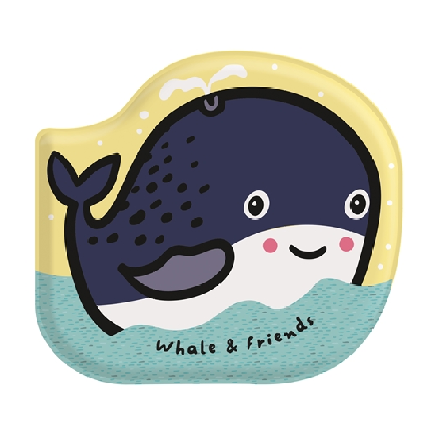 Wee Gallery Shaped Bath Book: Whale And Friends