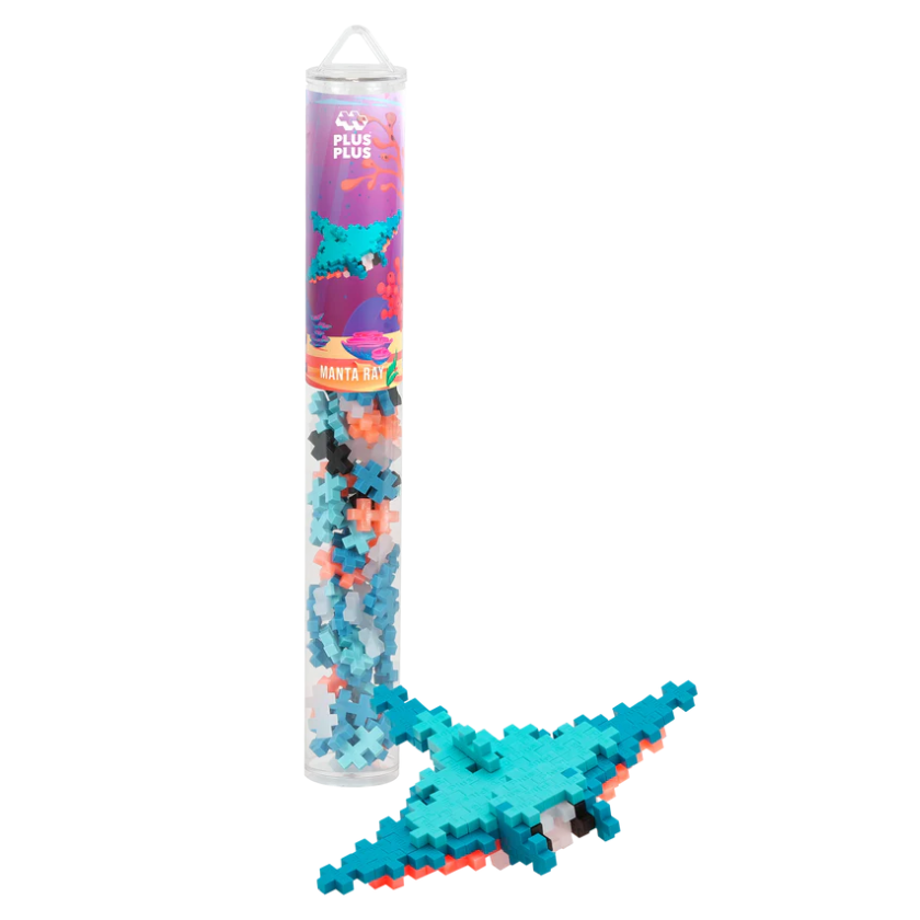Plus-Plus Manta Ray Tube (100pcs)