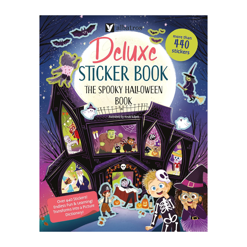 Deluxe Sticker Book: The Spooky Halloween Book