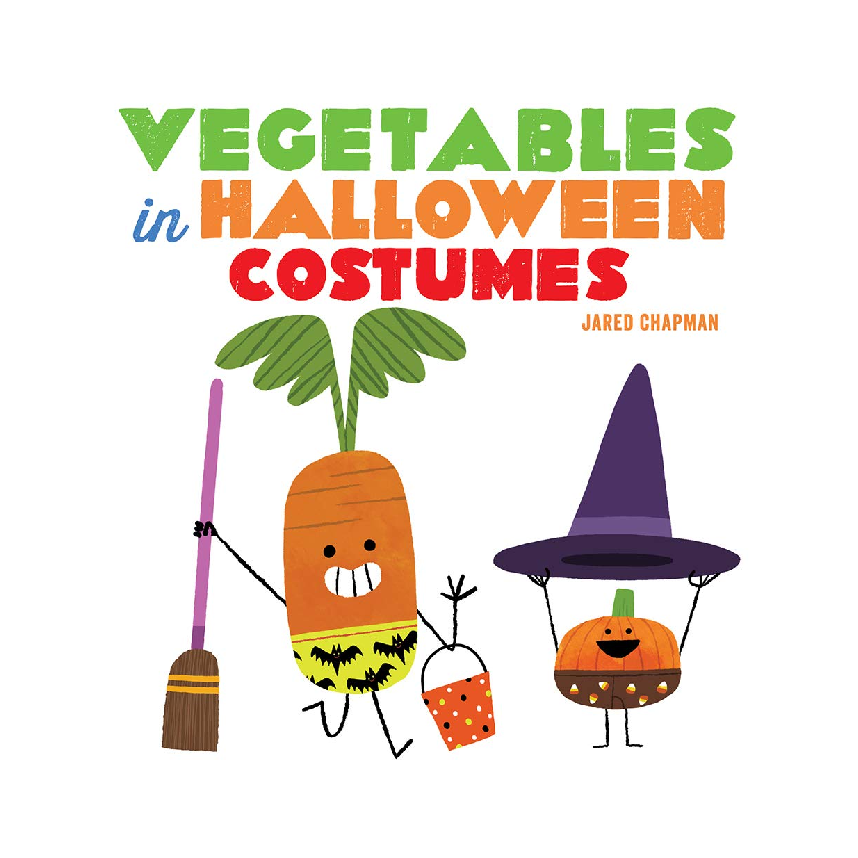 Vegetables in Halloween Costumes