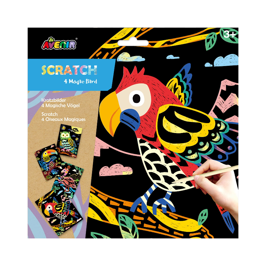 Avenir Scratch Art - Magic Birds