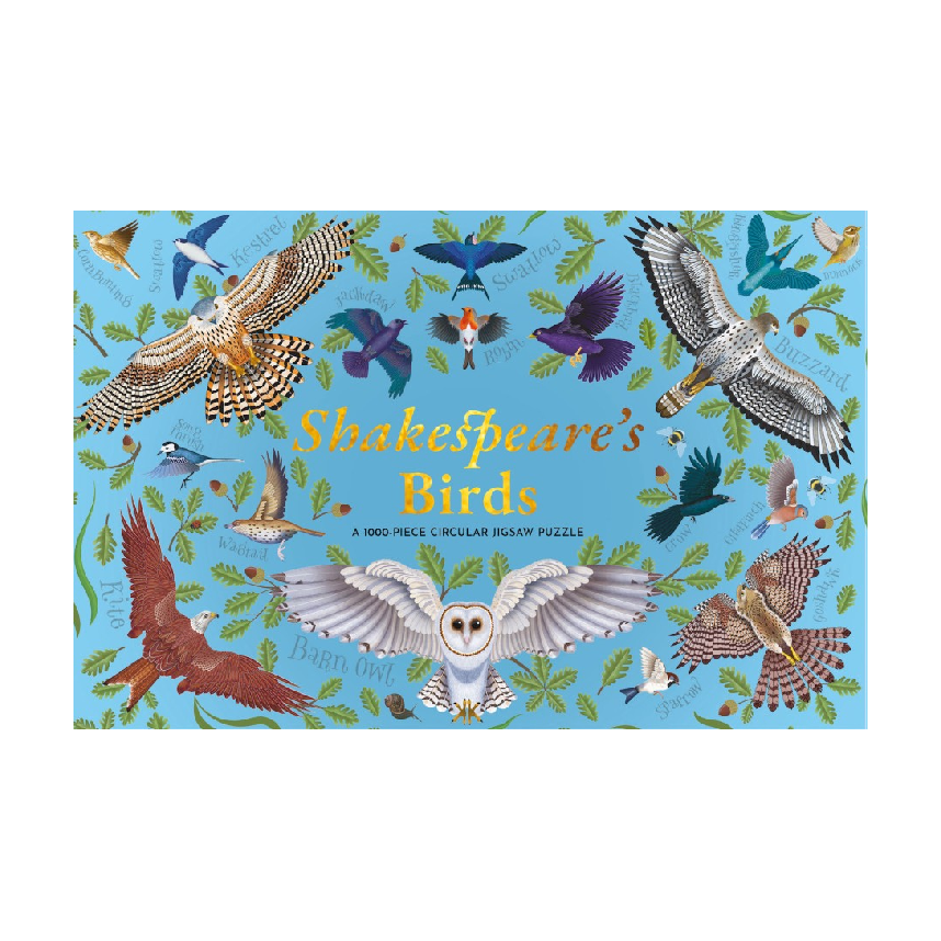 A 1000-Piece Circular Jigsaw Puzzle: Shakespeare's Birds