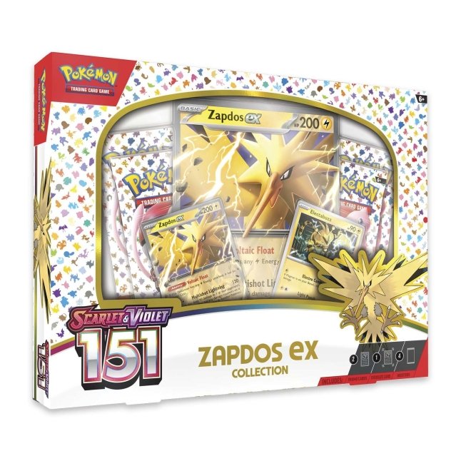TCG Pokemon SV 151 Collection Zapdos Ex Box