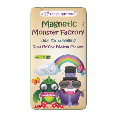 Purple Cow To Go Magnetic Travel Games: Magnetic Monster Factory