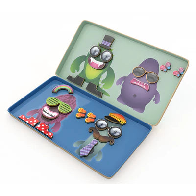 Purple Cow To Go Magnetic Travel Games: Magnetic Monster Factory