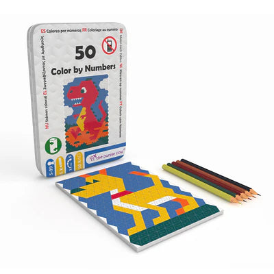 Purple Cow 50 Color By Numbers