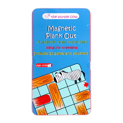 Purple Cow To Go Magnetic Travel Games: Plank Out