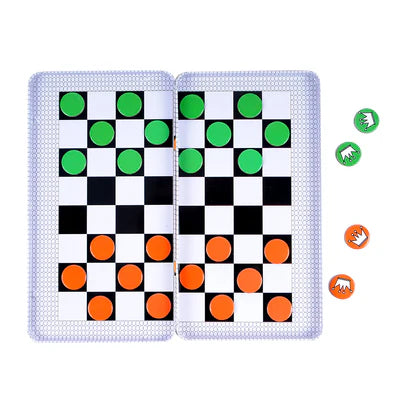 Purple Cow To Go Magnetic Travel Games: Checkers