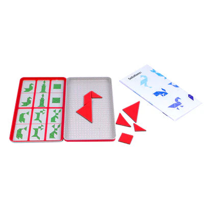 Purple Cow To Go Magnetic Travel Games: Tangram