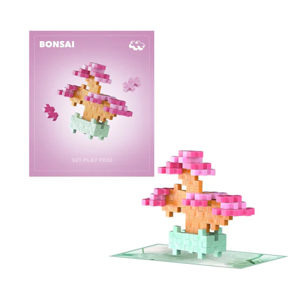 Plus-Plus Plant Packs: Pink Bonsai