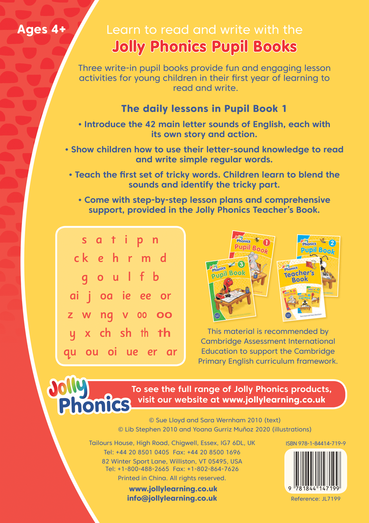 Jolly Phonics Pupil Book 1 – The Toy Folks
