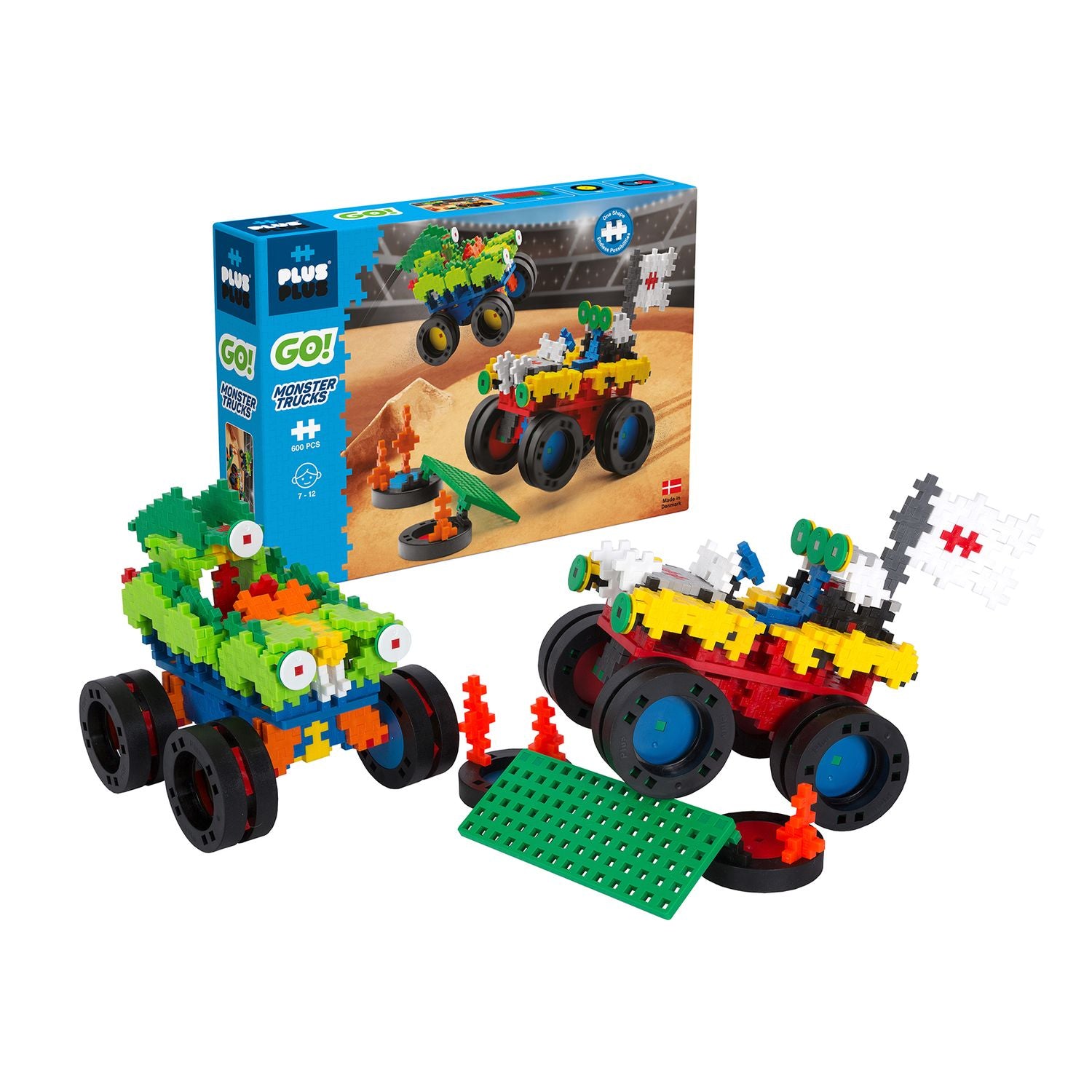 Plus-Plus Go! Monster Trucks