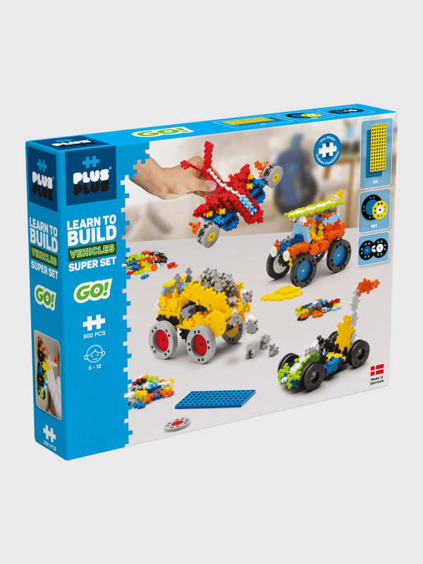 Plus-Plus Learn to Build Go! Vehicles Super Set