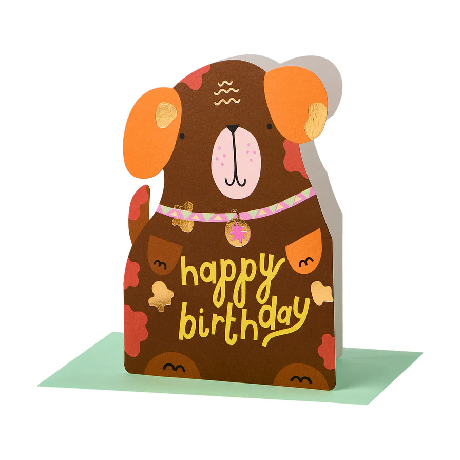Raspberry Blossom Happy Birthday Dog