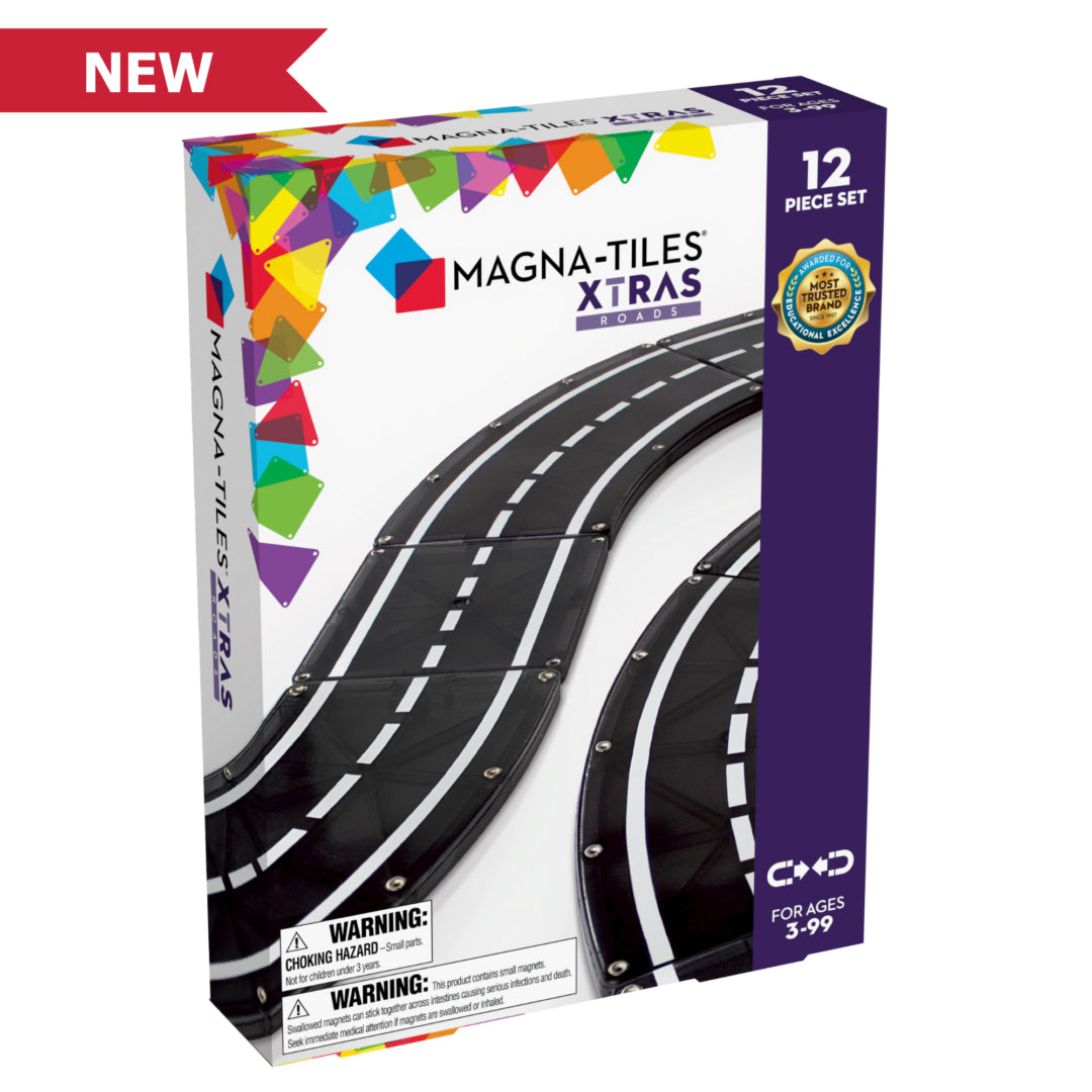 Magna-Tiles Xtra Roads 12-Piece Set
