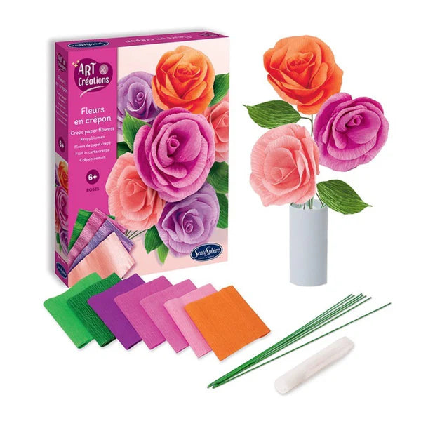 Sentosphere Art & Creations: Crepe Paper Flowers