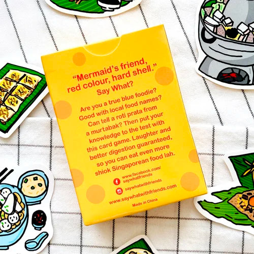 Say What? Learn Singapore's Shiok Food Card Game