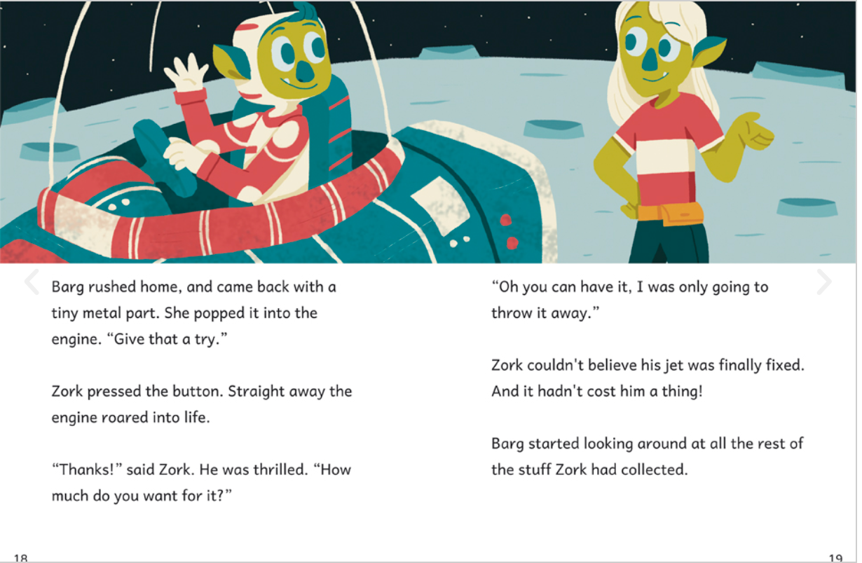 Maverick Early Reader Gold (Level 9): The Space Swap Shop