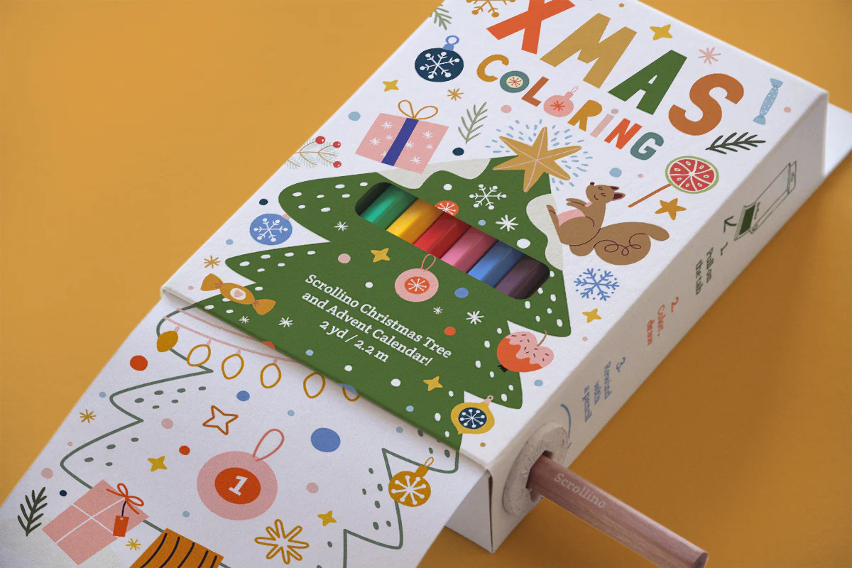 Scrollino Xmas Coloring