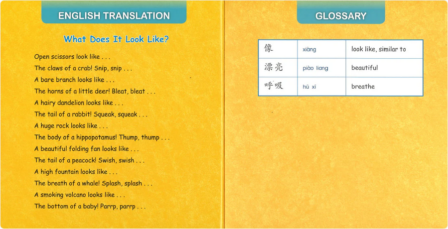 World Chinese Graded Readers L3: What Does It Look Like? 像什么？