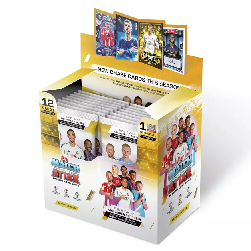 Topps Match Attax 2025/26 Trading Card Packs BOX