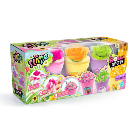 So Slime Slime Flower 3-Pack