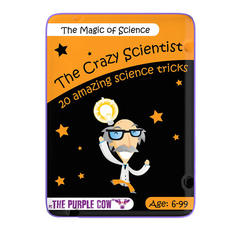 Purple Cow Crazy Scientist Activity Cards: The Magic of Science