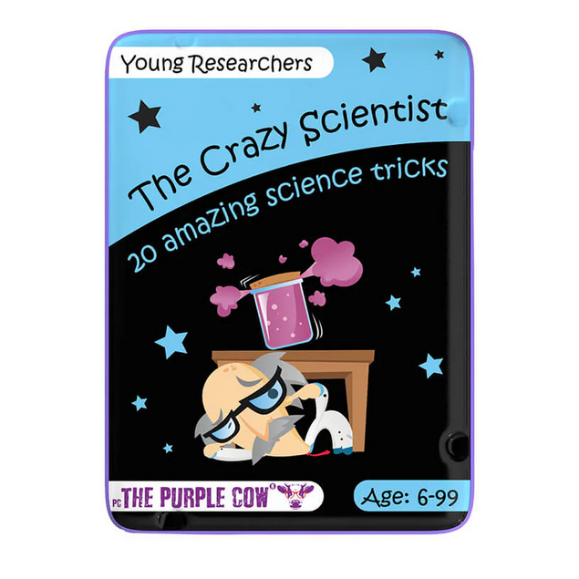 Purple Cow Crazy Scientist Activity Cards: Young Researchers