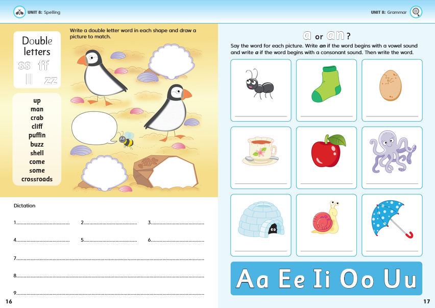 Jolly Literacy: Spelling, Grammar & Punctuation Pupil Book 1