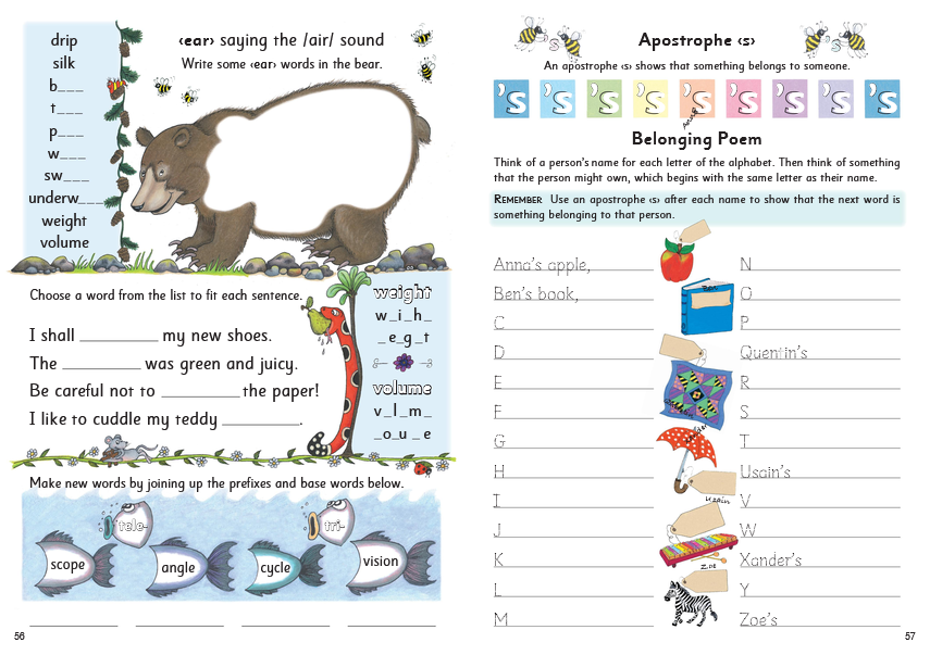 Jolly Literacy: Spelling, Grammar & Punctuation Pupil Book 2