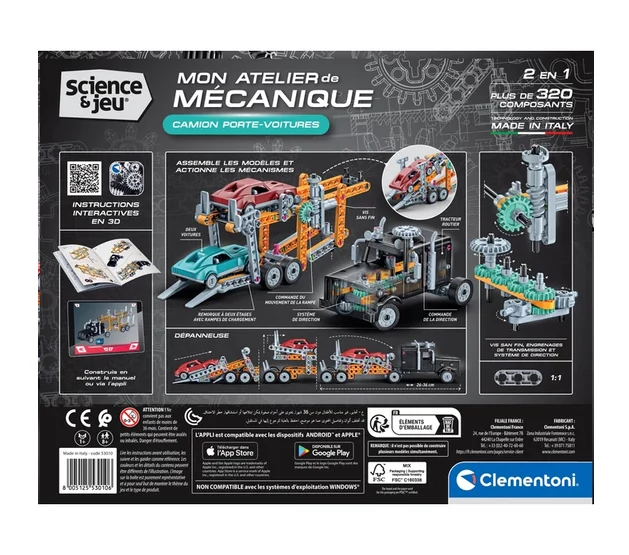 Clementoni Mechanics Supercar Transporter