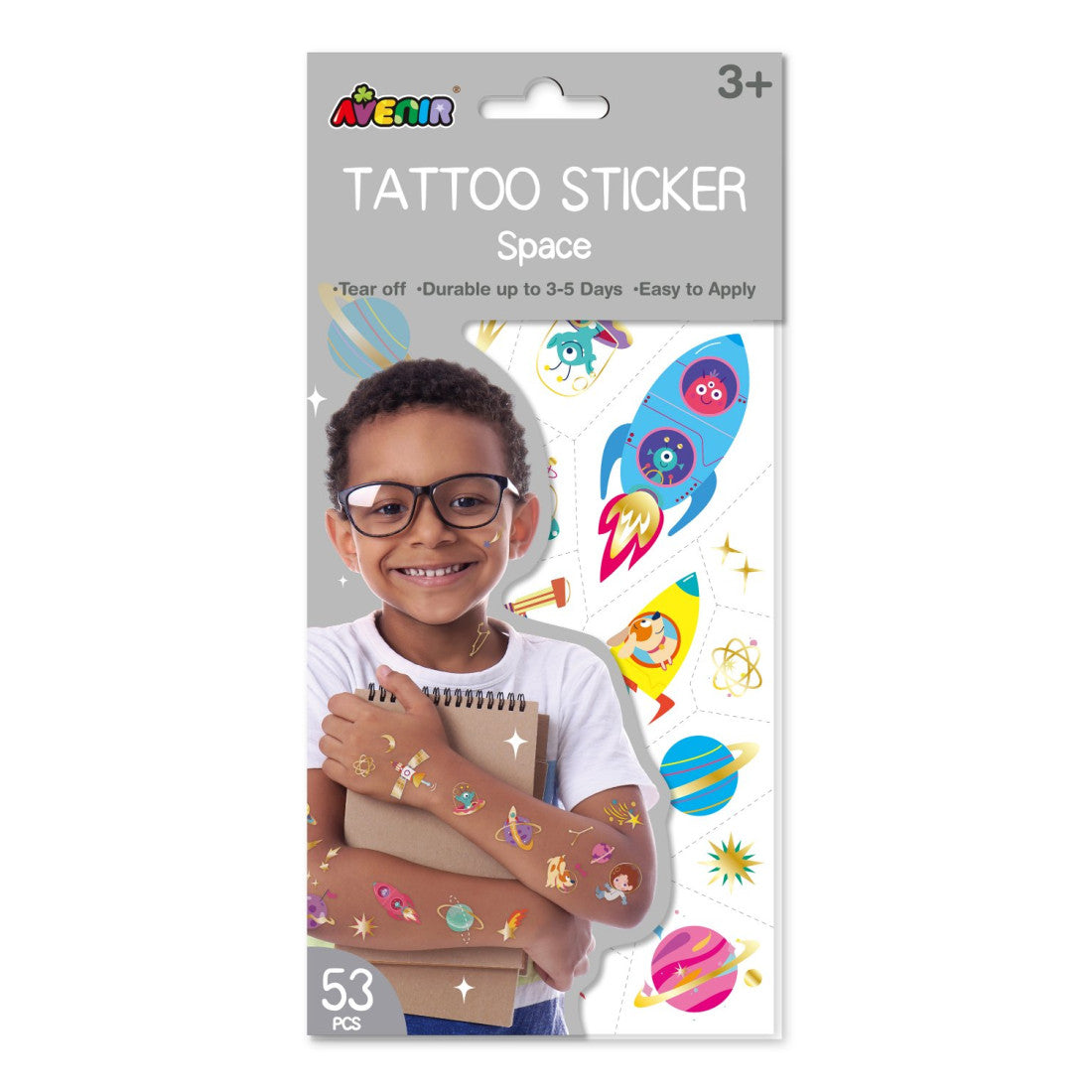 Avenir Tattoo Sticker - Space