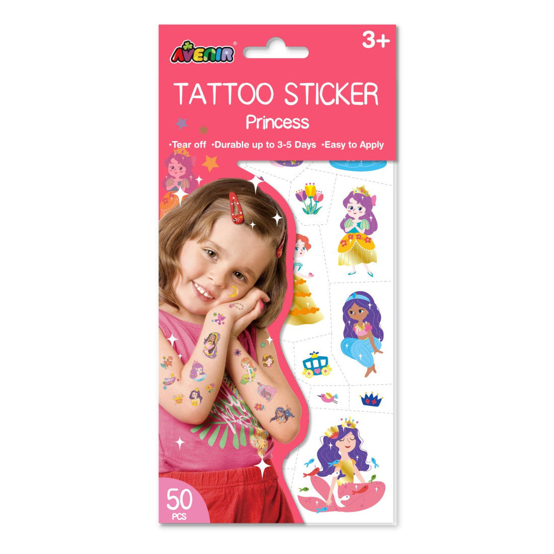 Avenir Tattoo Sticker - Princess
