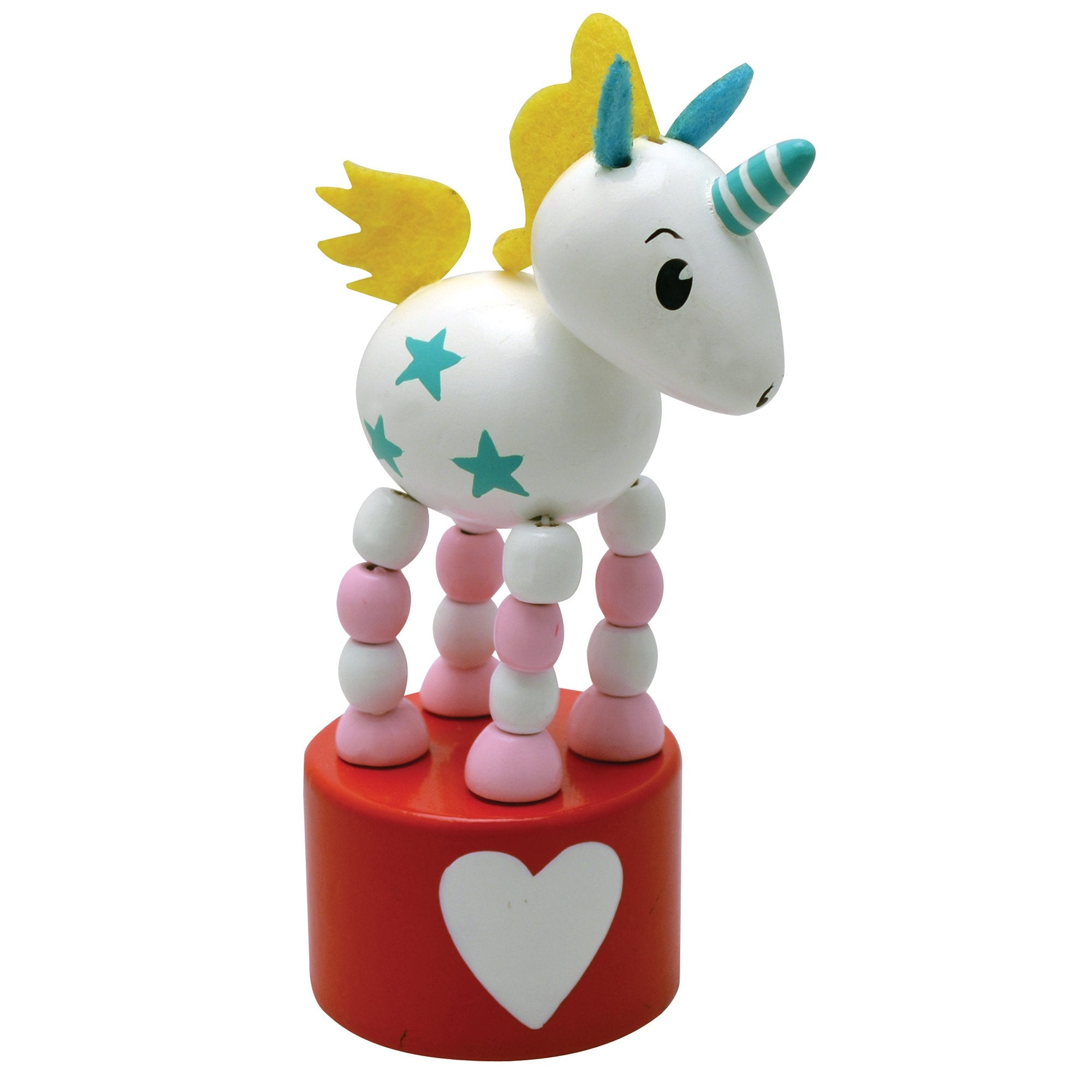 House of Marbles Wooden Magic Unicorn Press-Up