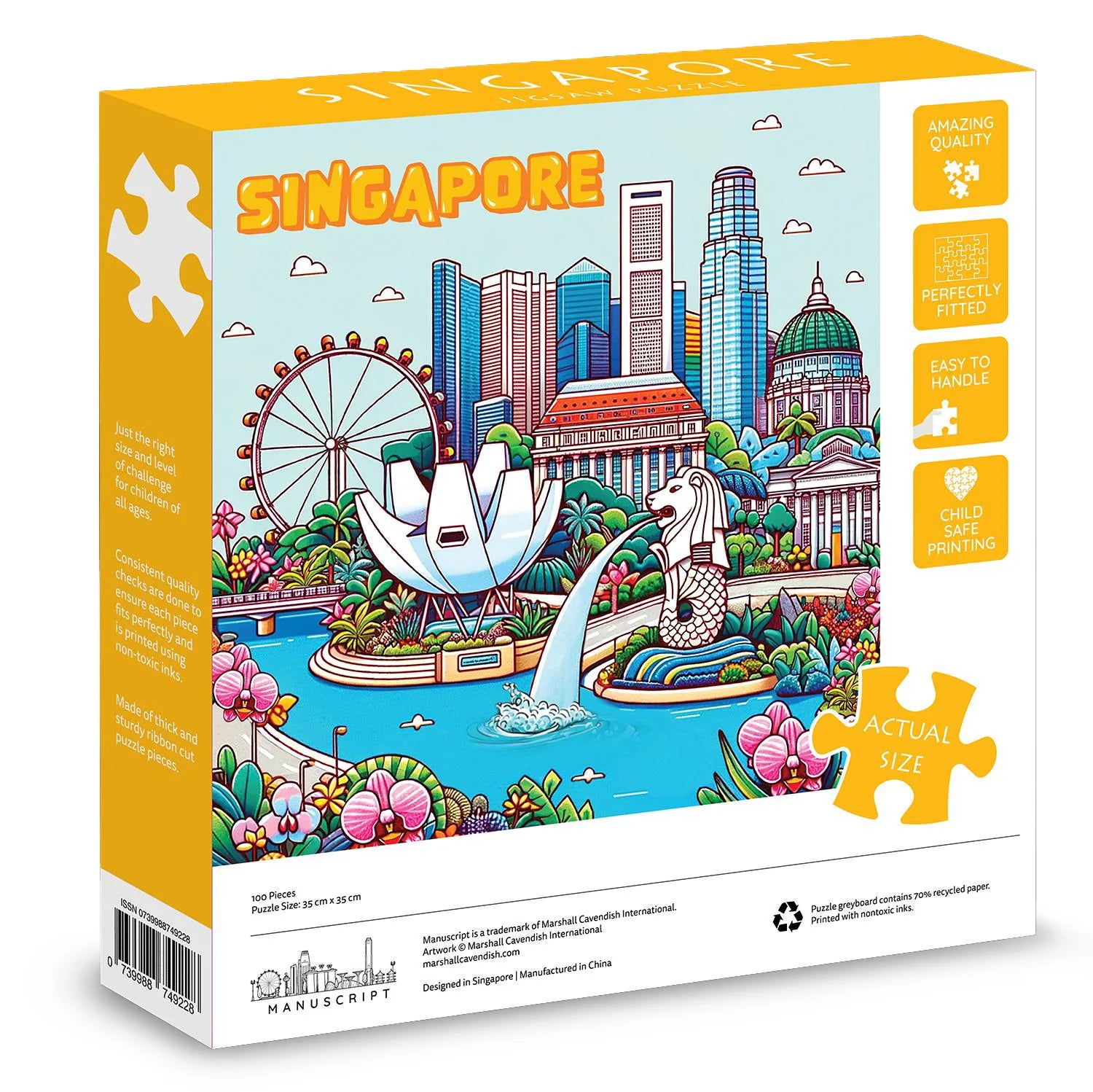 Singapore 100-piece Jigsaw Puzzle: Waterfront
