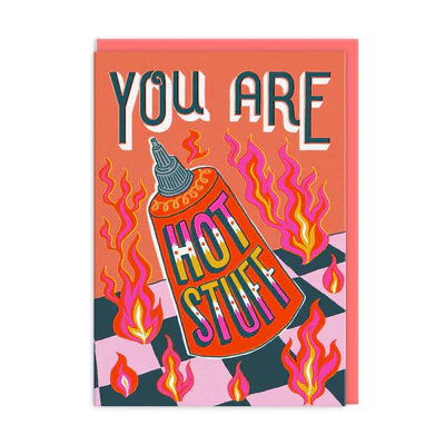 Ohh Deer You Are Hot Stuff Valentines Day Card