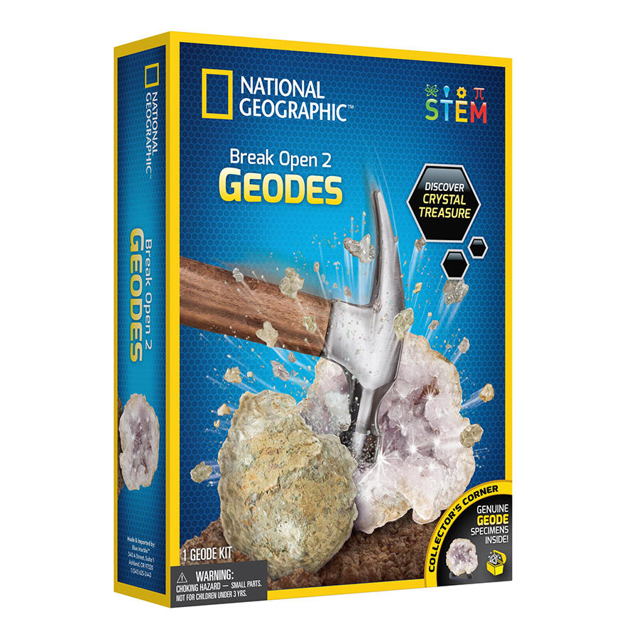 National Geographic Break Your Own Geode (2pc)