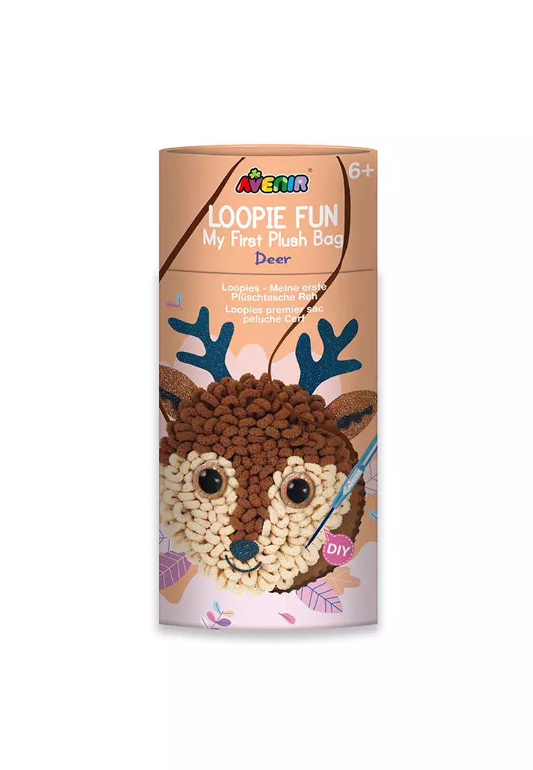 Avenir Loopie Fun My First Plush Bag Deer – The Toy Folks