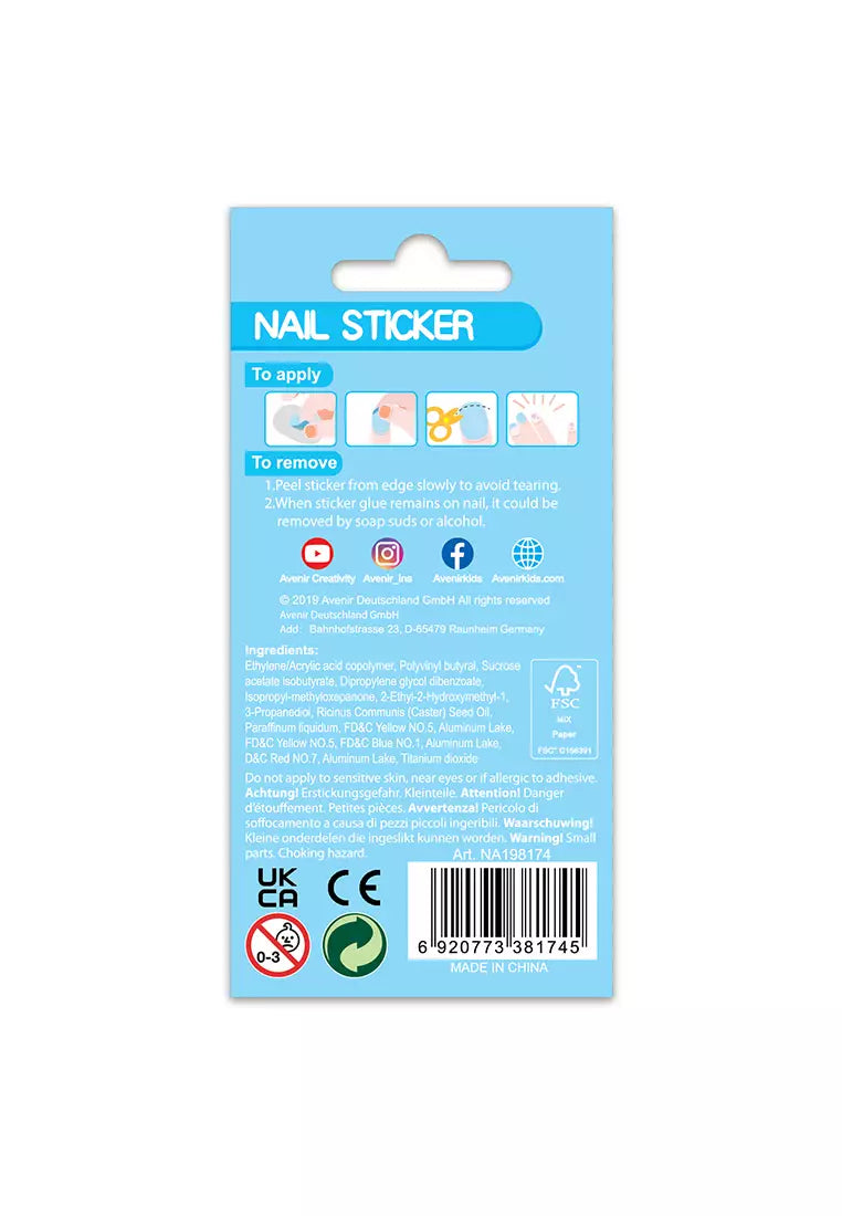 Avenir Small Nail Stickers - Under the sea