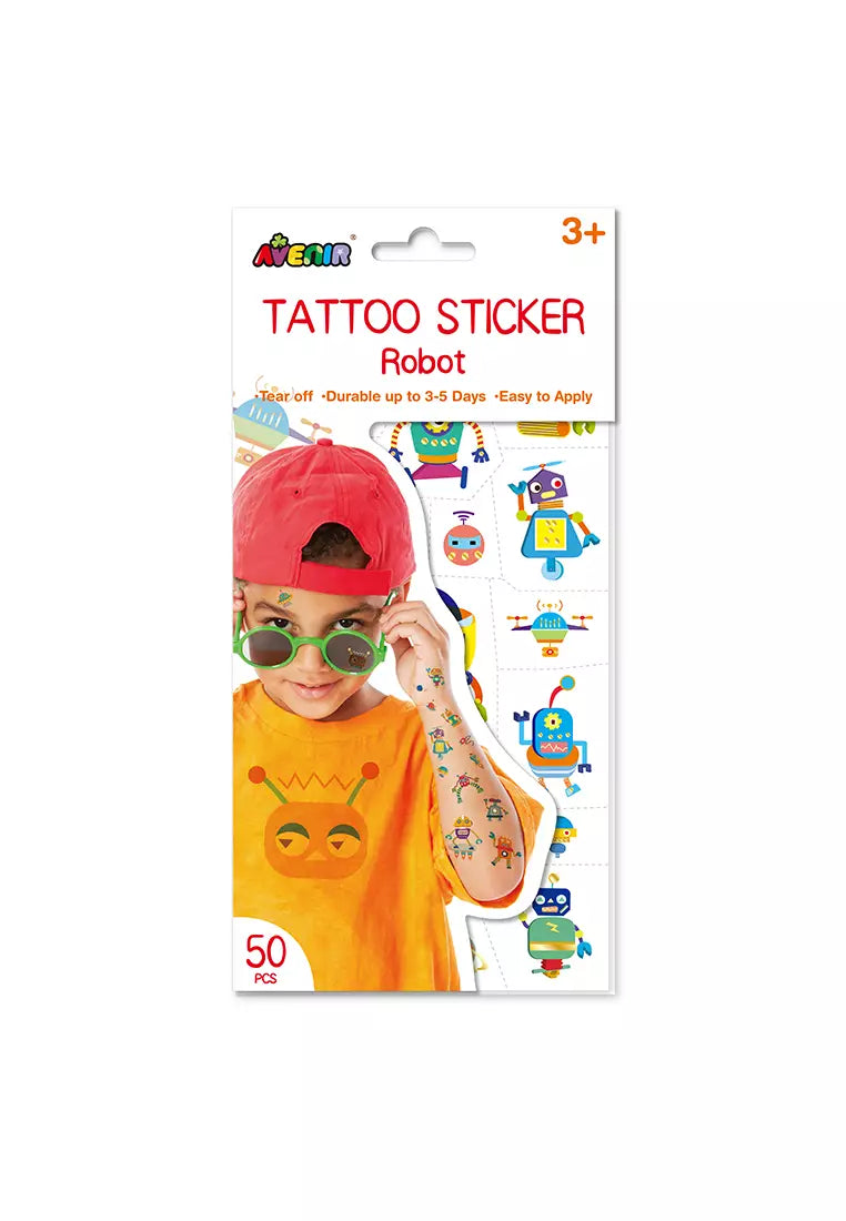 Avenir Tattoo Sticker - Robot