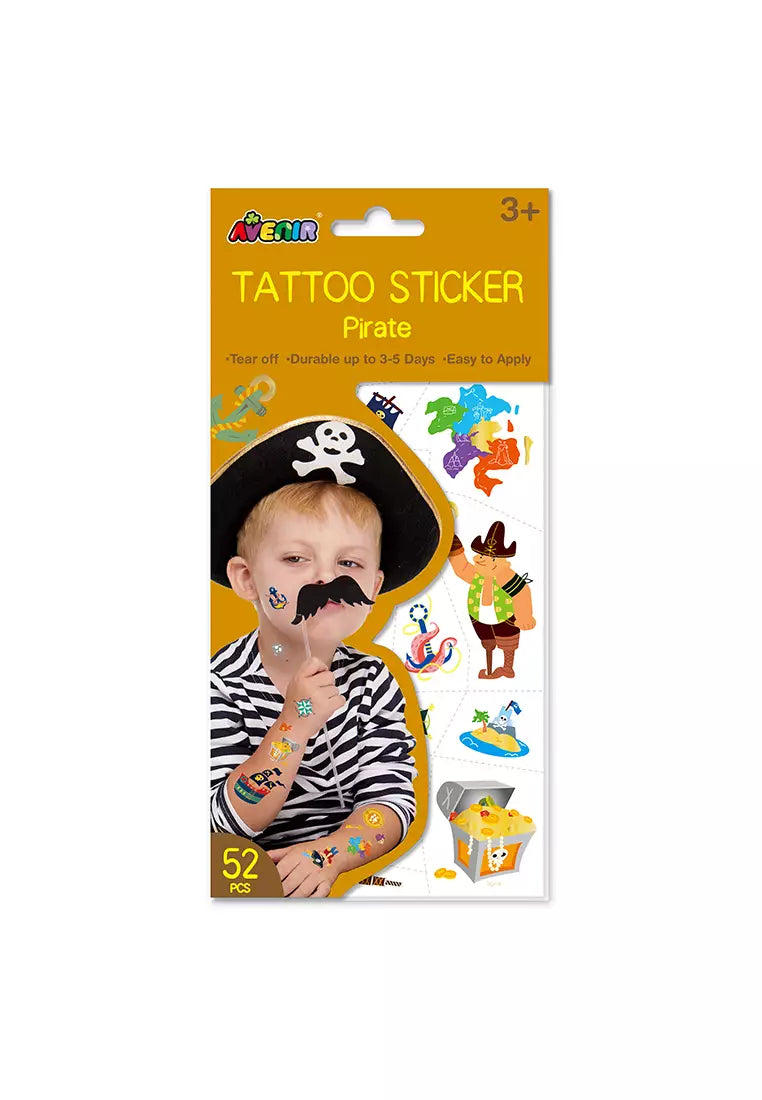 Avenir Tattoo Sticker - Pirate