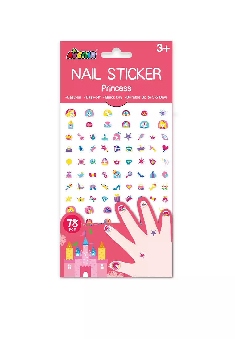 Avenir Large Nail Stickers - Princess