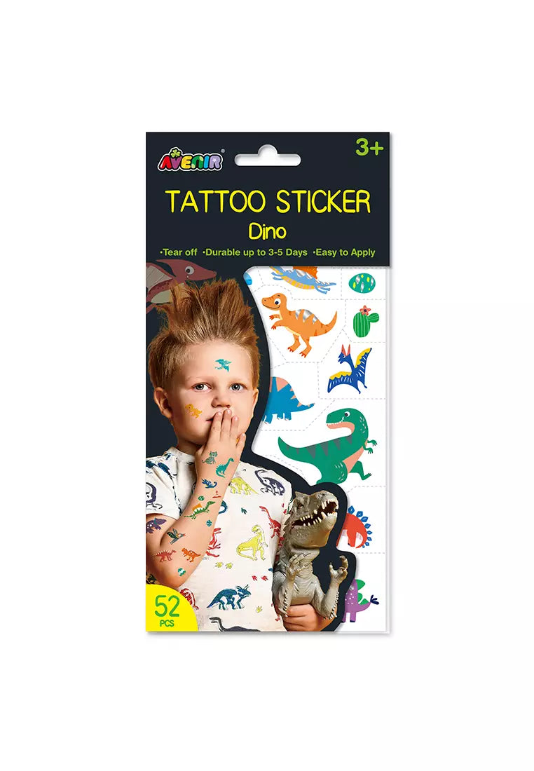 Avenir Tattoo Sticker - Dino