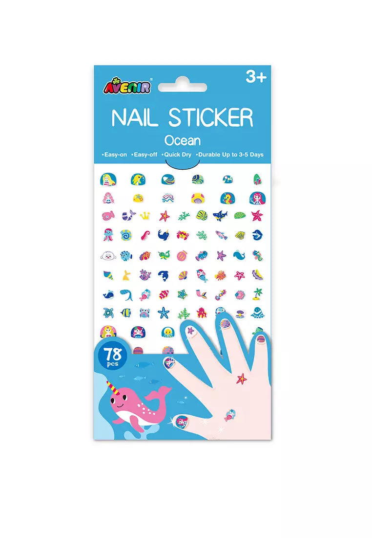 Avenir Large Nail Stickers - Ocean