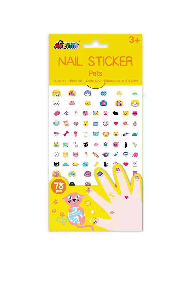 Avenir Large Nail Stickers - Pets