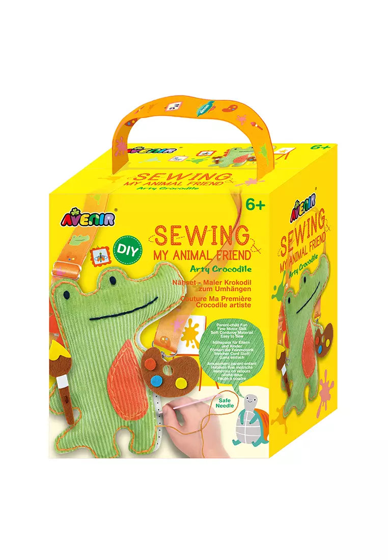 Avenir Sewing My Animal Friend - Arty Crocodile